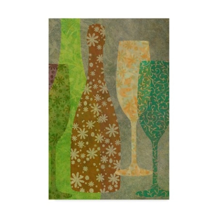 Cora Niele 'Art Of Wine - Champagne' Canvas Art,16x24